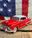 Véritable miniature Chevrolet Bel Air de 1953 en métal - Échelle 1:24 - Import USA