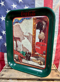 Véritable plateau en métal Coca-Cola - Sous licence officielle - MADE IN USA