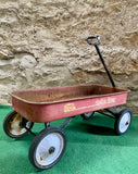 Véritable Chariot Radio Flyer - Import USA - Époque 1970’s - MADE IN USA - 86x39x33cm