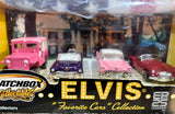 RARE - La collection des 4 voitures favorites d’Elvis Presley - Miniatures Jamais déballées