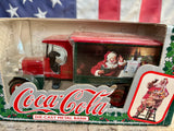 Véritable miniature d'un camion Coca-Cola - sorti en 1993 - Tirelire en métal - Dans sa boîte d’origine ! Import USA