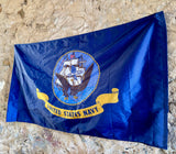Véritable drapeau de US Navy ! 1,22 m x 0,76 m - MADE IN USA - Provenance Virginie