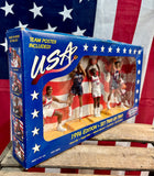 Véritable coffret de 5 figurines Starting Lineup Basketball USA TEAM 1996 - Jamais déballée !