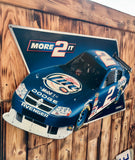 Véritable Panneau en métal NASCAR Kurt Busch Miller Lite - Penske Racing - 2008 - 73 cm - Import USA