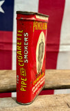 Véritable boîte de tabac en métal - Prince Albert - Époque 1960’s-1970’s - Provenance Michigan