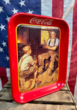 Véritable plateau en métal Coca-Cola - Sous licence officielle - MADE IN USA