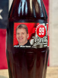 Véritable bouteille de Coca-Cola® de 1999 - Édition NASCAR Jeff Burton - JAMAIS OUVERTE !