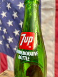 Véritable Bouteille en Verre 7Up - Édition Cincinnati Bengals - 1973 - Provenance États-Unis