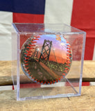 Véritable balle de baseball commémorative - San Francisco - Dans sa boîte de présentation - Import USA