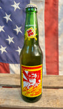 Véritable Bouteille en Verre Sun Drop - Édition Dale Earnhardt NASCAR - Années 1980's - Pleine et Scellée - Provenance États-Unis