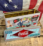 Boîte en métal Coca-Cola - Édition Diner américain - 2002 - Import USA