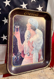 Véritable Plateau Coca Cola sous licence officielle - MADE IN USA - Édition 1973 - Import USA