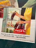 Véritable affiche publicitaire Coca-Cola® datant de 1951 ! MADE IN USA