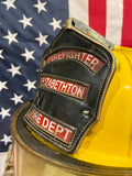 Véritable Casque de Pompier Américain - Elisabethton Fire Department