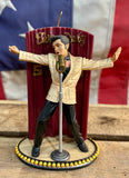 Véritable figurine chantante Elvis Presley - Sous licence officielle Elvis Presley Enterprises - Époque 2002  - Provenance Kentucky