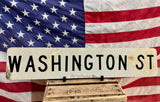Véritable panneau de rue Américain - 76,5cm x 15cm - Import USA - WASHINGTON STREET