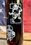 RARE - Véritable Bouteille en Verre Pepsi - University of Iowa vs Iowa State University - 1977 - Pleine et Scellée - Provenance États-Unis