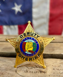 RARE - Véritable Insigne de Sheriff de l’État de l’Alabama Datant des Années 1970’s ! Import USA
