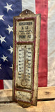 RARE - Véritable thermomètre publicitaire d'une petite entreprise américaine des années 1940's ! Pella, Iowa - 34cm - MADE IN USA
