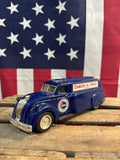 Véritable miniature-tirelire camion Amoco en métal - 1990’s - Avec certificat - MADE IN USA Provenance Indiana, USA