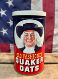 Boîte en métal Quaker Oats - 1982 - Provenance Ohio, USA