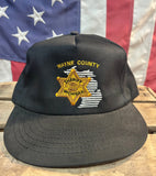 Casquette Wayne County Sheriff - Michigan - Made in USA - Années 1980's-1990's