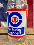 Véritable Bouteille en Verre Royal Crown Cola - Édition Kentucky Colonels - 1974 - Provenance États-Unis