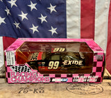 Véritable miniature NASCAR Échelle 1:24 - n°99 Jeff Burton - Ford Thunderbird - Exide Import USA