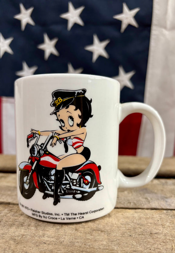 Véritable Mug Betty Boop - Édition Biker - 1997