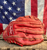 Véritable Gant de Baseball - Rawlings - Provenance Iowa, USA - Époque 1970’s