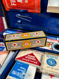 Véritable kit de 1er secours Johnson&Johnson - 1964 - COMPLET - IMPORT USA