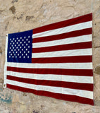 Véritable Drapeau des États-Unis ! Étoiles Brodées - 100% coton - Import USA - 92x66cm