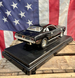 RARE - Véritable miniature Plymouth ’Cuda 340 de 1971 en métal sur son socle ! Import USA