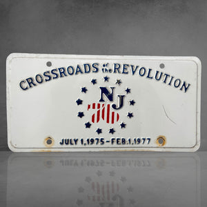 Plaque décorative avant New Jersey Crossroads of The Revolution
