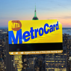 Véritable Carte de Metro de New York City - Metrocard - Importée des États-Unis