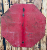 RARE - Véritable panneau routier Américain - STOP - Années 1960's - 61X61cm - Provenance Iowa, USA