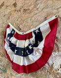 Véritable bannière patriotique américaine - 78x68cm - Provenance Caroline du Nord et Alabama