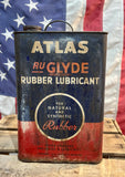 Véritable bidon en métal 1 Gallon Atlas - MADE IN USA - Époque 1960’s - Import Michigan, USA