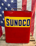 Véritable bidon en métal - SUNOCO - Import Michigan, USA