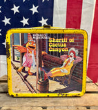 Véritable Lunchbox McDonald’s - Édition 1982 - Ronald Sheriff Of Cactus Canyon - Import USA