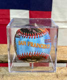 Véritable balle de baseball commémorative - San Francisco - Dans sa boîte de présentation - Import USA