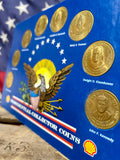 Collection de 8 médaillons des Présidents Américains - Shell - 1992 - Import USA