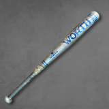 Véritable Batte de baseball en métal - Worth - MADE IN USA - 66cm de long - Provenance Iowa, USA