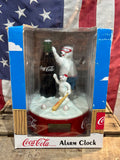 Réveil Coca-Cola Polar Bears - Baseball - Neuf en boîte - 1997