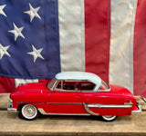 Véritable miniature Chevrolet Bel Air de 1953 en métal - Échelle 1:24 - Import USA