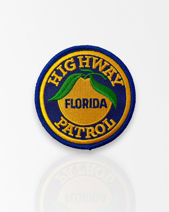 Véritable Écusson de la Police Américaine - Florida Highway Patrol - Environ 8cm
