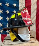 Véritable Casque de Pompier Américain - Tamalpais Fire Protection - Provenance Californie, USA