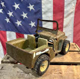 Ancienne Jeep militaire US Army Tonka en métal - Années 1960's - Made in USA