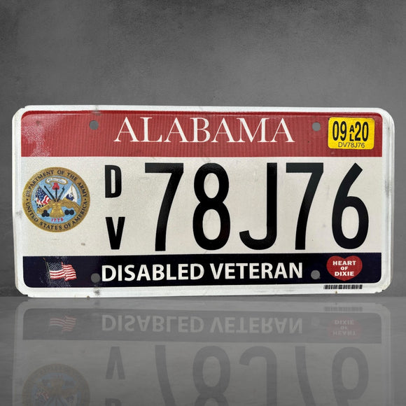 Alabama US Army Veteran 78J76