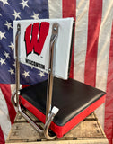 INÉDIT - Véritable siège de Stade de Football Américain - Wisconsin Badgers 1990’s - MADE IN USA